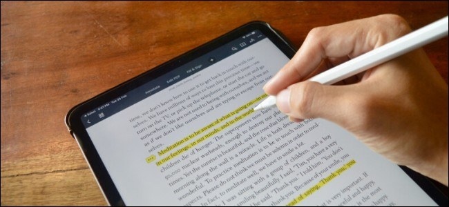 Annotate a PDF on iPad with Text Highlights and Notes