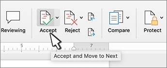 Remove Word Revision Markup through Actual Review Decisions