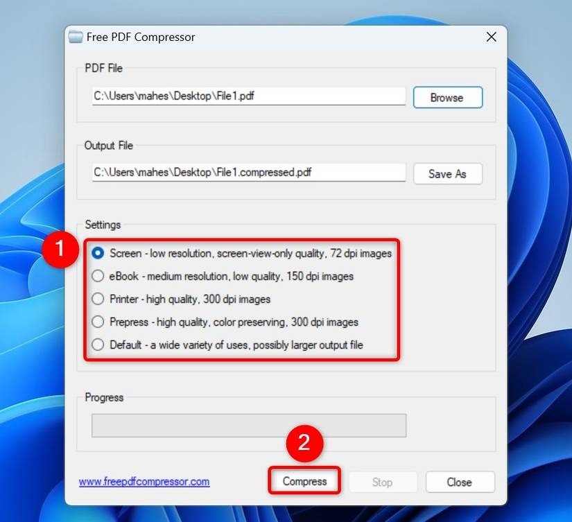 Choose a Windows PDF Compression Method by Its Trade-Offs