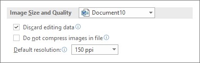 Reduce a Word File by Reviewing Pictures and Embedded Fonts