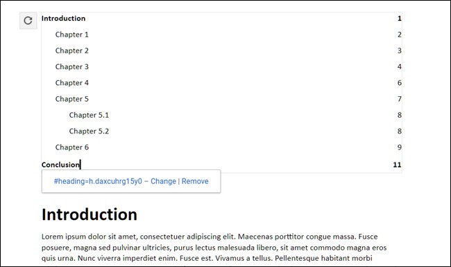 Create a Google Docs Contents Table From Heading Styles