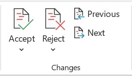 Use Word Tracking to Separate Proposed Edits from Final Text