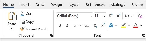 Start a Word Document with Consistent Formatting Tools