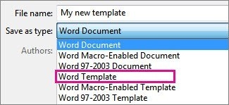 Save and Maintain an Office Template for Recurring Documents | How To Create Reusable Word Templates