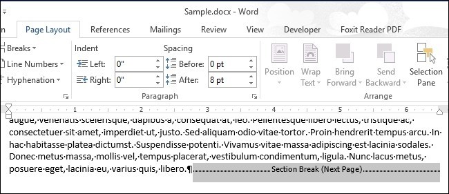 Find Word Section Breaks With the Special Search Code