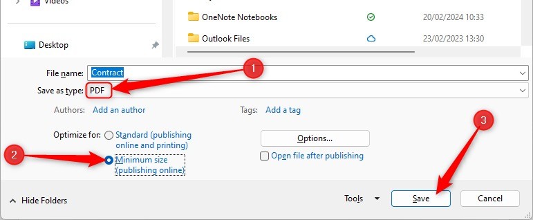 Share Finished Word Documents as PDFs With Clear Limits