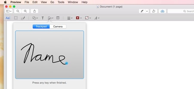 Use Mac Preview for PDF Pages, Markup and Signature Images