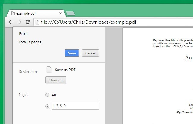 Choose Windows PDF Tools by the Page or Annotation Task