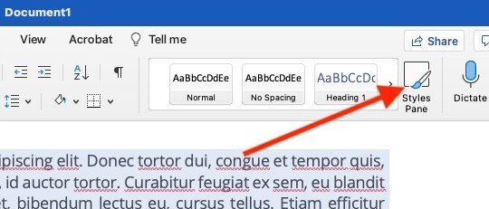 Clear Word Formatting Without Overlooking Separate Text Areas