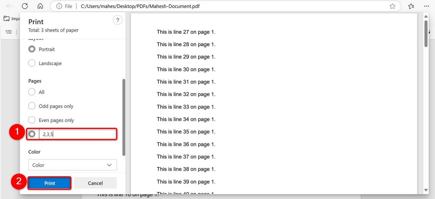 Split a Windows PDF Into the Right Set of Output Files