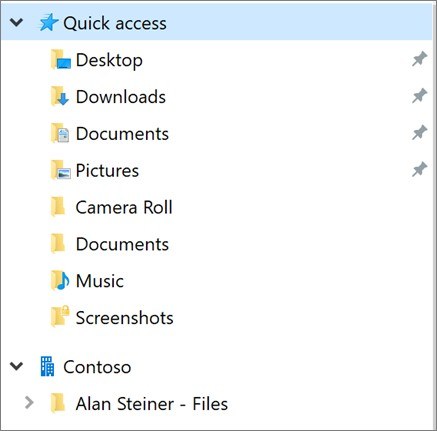 Organize Authorized Files from a Colleague's OneDrive
