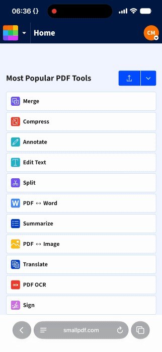 Reduce an iPhone PDF with Actual PDF Compression
