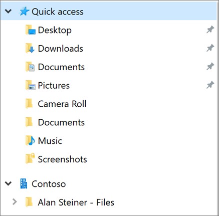 Organize Authorized Files from a Colleague's OneDrive